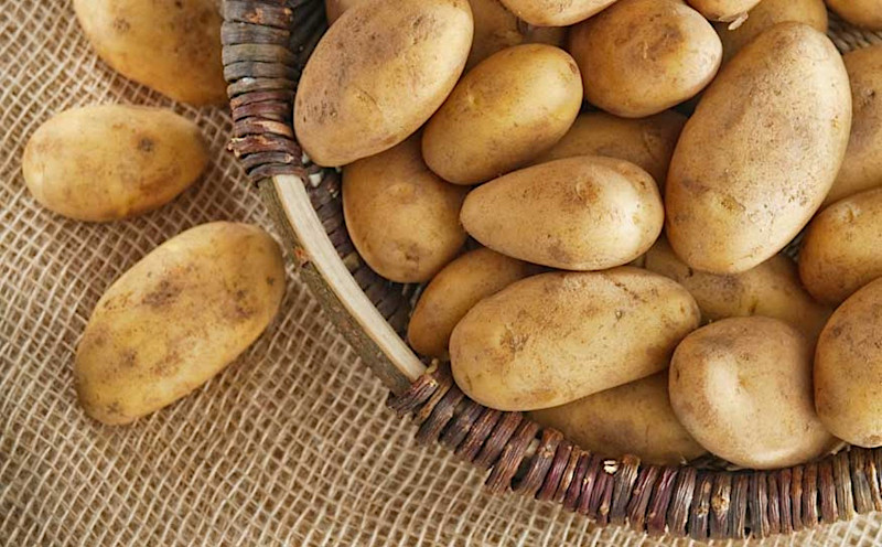 Картошка в лукошке