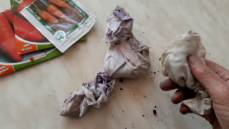 Семена в мешочке